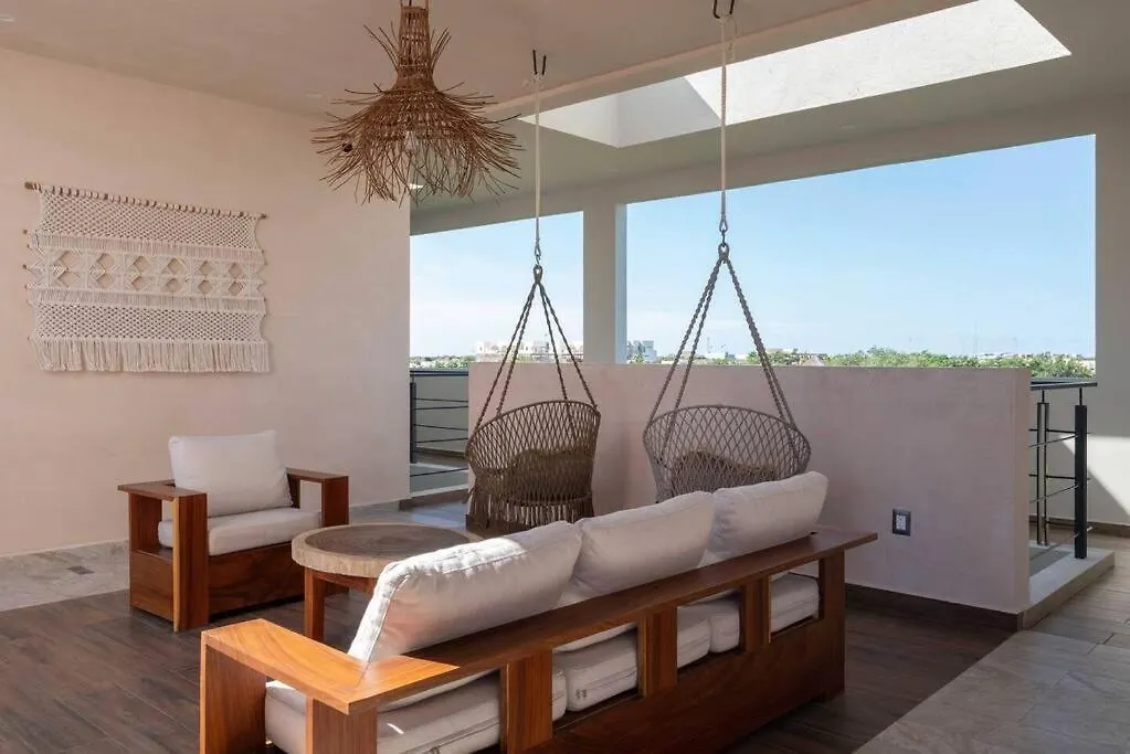 Frida'S Artsy Condo With Own Mural, Outdoor Tub & Rooftop Pool Tulum Apartment