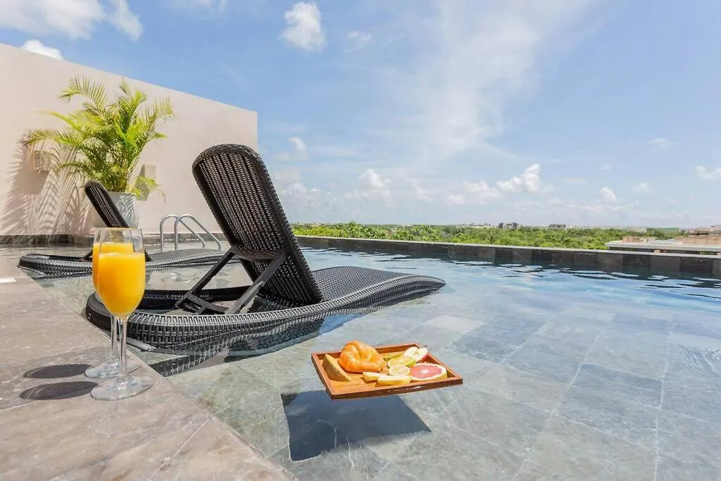 Frida'S Artsy Condo With Own Mural, Outdoor Tub & Rooftop Pool Tulum Apartment