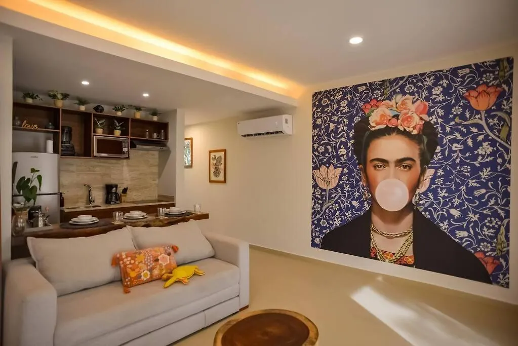 Frida'S Artsy Condo With Own Mural, Outdoor Tub & Rooftop Pool Tulum